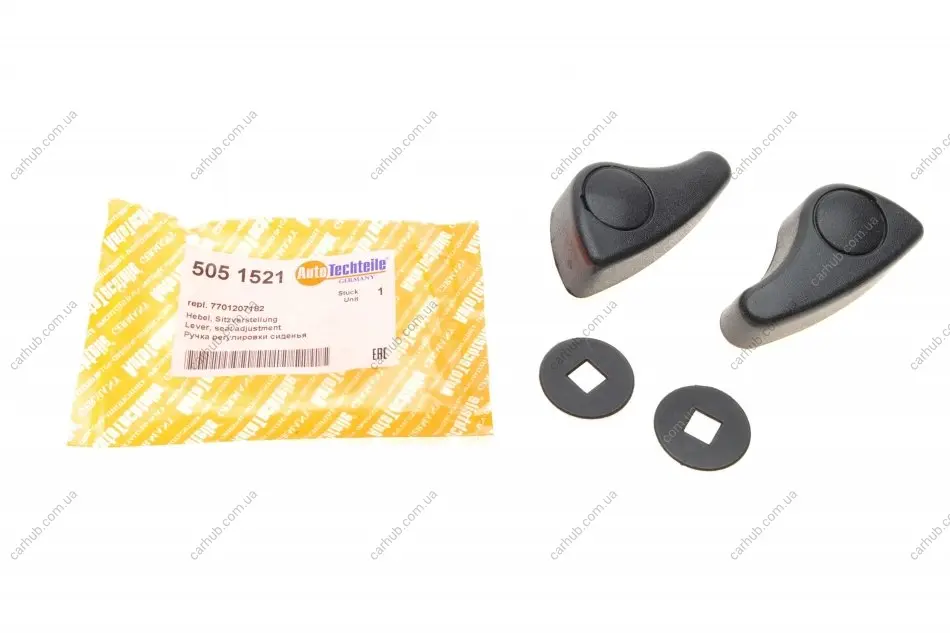 Ручка регулювання спинки сидіння Opel Vivaro/Renault Trafic 01-14 (к-кт) AUTOTECHTEILE 505 1521 (фото 1)