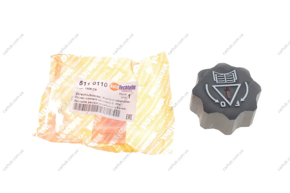 Кришка бачка розширювального Citroen Jumpy/Fiat Scudo/Peugeot Expert 1.9/2.0 JTD 98-06 AUTOTECHTEILE 511 0110 (фото 1)