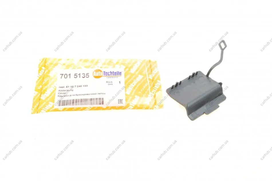 Захист петлі буксирувальної BMW 5 (F10) 10-13 AUTOTECHTEILE 701 5135 (фото 1)