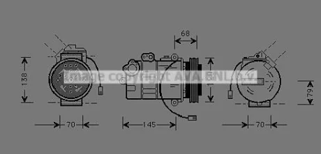 Компресор кондицiонера CLEVER FIT AVA COOLING AIAK011
