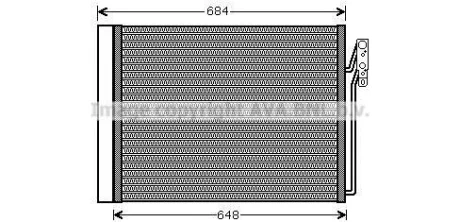 Радіатор кодиціонера CLEVER FIT AVA COOLING AUA5211D