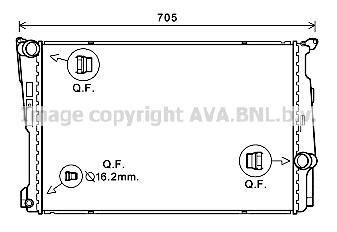 Радіатор, Система охолодження двигуна CLEVER FIT AVA COOLING BW2546