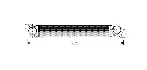 Інтеркулер AVA COOLING BWA4340 (фото 1)