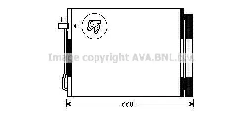 Радіатор кодиціонера CLEVER FIT AVA COOLING BWA5377D (фото 1)