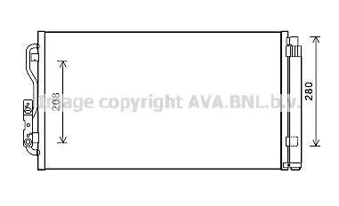 Радіатор кодиціонера CLEVER FIT AVA COOLING BWA5434D