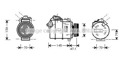 Компресор кондицiонера CLEVER FIT AVA COOLING BWAK306 (фото 1)