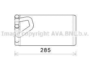 Теплообмінник, система опалення салону CLEVER FIT AVA COOLING DN6373
