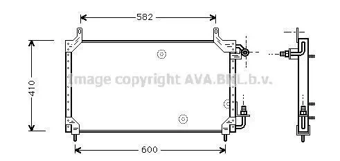 Радіатор кодиціонера CLEVER FIT AVA COOLING DW5006 (фото 1)