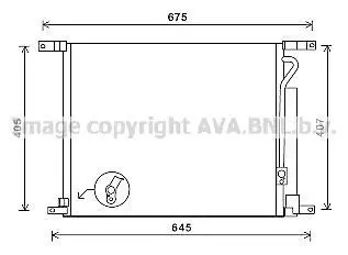 Радіатор кодиціонера CLEVER FIT AVA COOLING DWA5139D (фото 1)