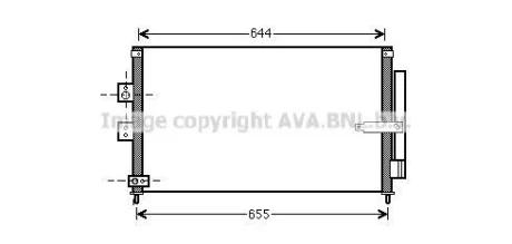 Радіатор кодиціонера CLEVER FIT AVA COOLING HD5223D