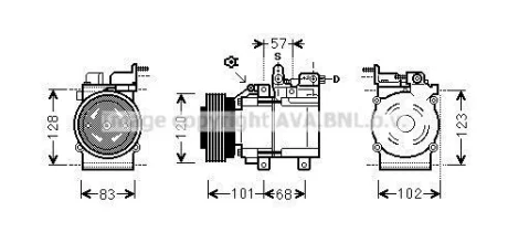 Компресор кондицiонера CLEVER FIT AVA COOLING HYAK123