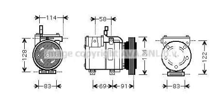 Компресор кондицiонера CLEVER FIT AVA COOLING HYAK199