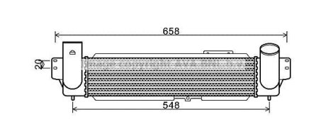 Інтеркулер AVA COOLING KA4141