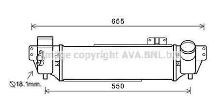 Інтеркулер AVA COOLING KA4209