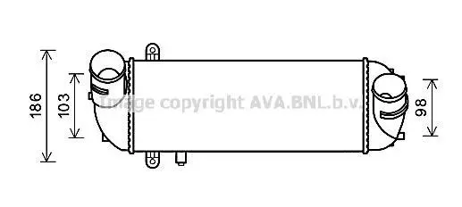 Інтеркулер AVA COOLING KAA4212 (фото 1)