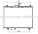 Радіатор, Система охолодження двигуна CLEVER FIT AVA COOLING RT2603 (фото 1)