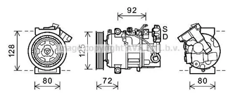 Компресор кондицiонера CLEVER FIT AVA COOLING RTAK489