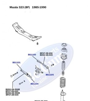 Сайлентблок поперечного рычага задней подвески BELGUM PARTS BG1101