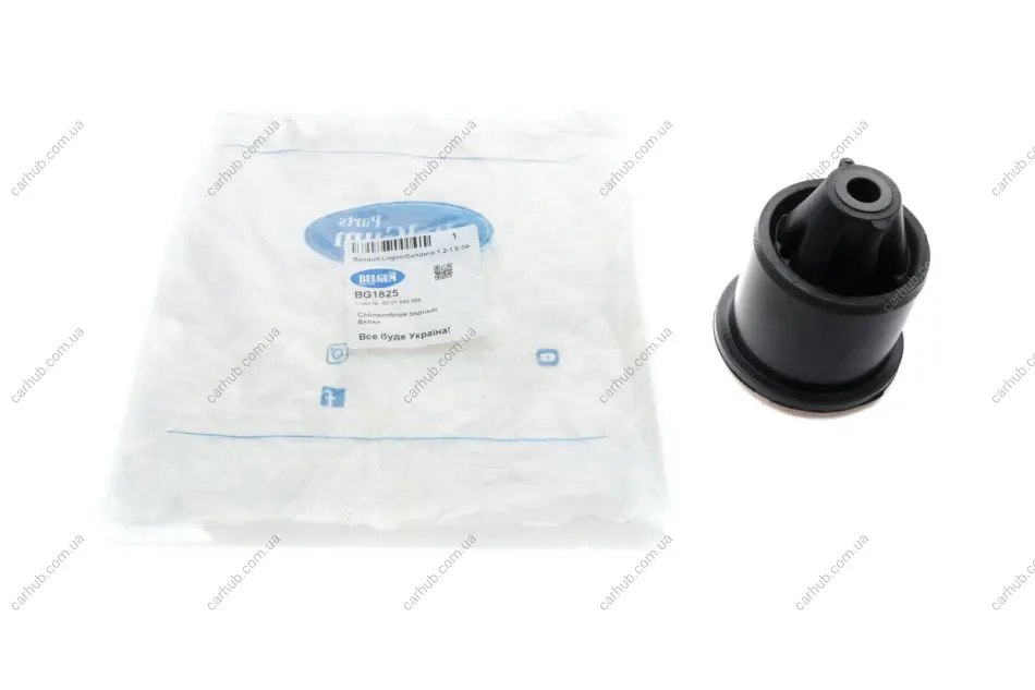 Сайлентблок балки (задньої) Dacia Duster/Logan/Sandero/Renault Logan 04- BELGUM PARTS BG1825 (фото 1)