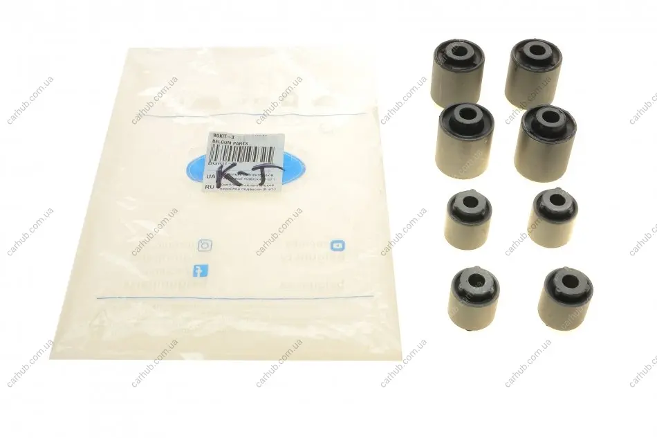 Комплект сайлентблоків передньої підвіски Mitsubishi Galant 92-04 (8 шт.) BELGUM PARTS BGKIT-3 (фото 1)