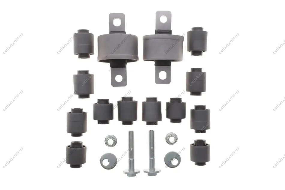 Комплект сайлентблоків задньої підвіски Mitsubishi Lancer X 07-/Outlander XL 07- (14шт.) BELGUM PARTS BGKIT-33 (фото 1)