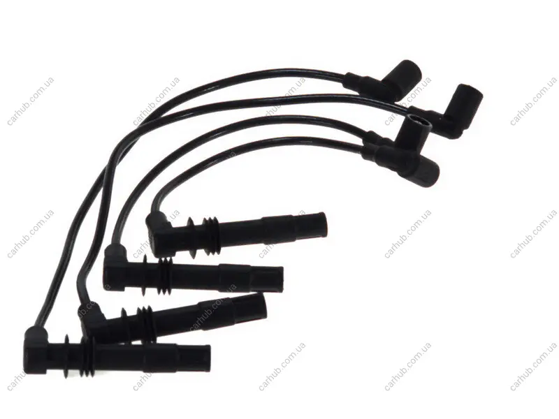 Комплект проводів запалювання AUDI A2 SEAT AROSA, CORDOBA, CORDOBA VARIO, IBIZA II, IBIZA III, LEON, TOLEDO II SKODA FABIA I, OCTAVIA I VW BORA, BORA I, CADDY II, GOLF IV 1.4/1.6 10.97-12.10 BERU ZEF 990 0300890990 (фото 1)