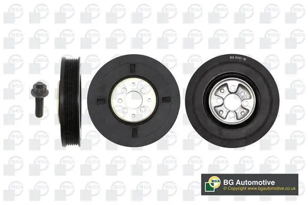 Шків колінвалу T4/Caddy II 1.9 D/TD/TDI/SDI (к-кт) BGA DP0204K (фото 1)