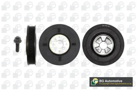 Шків колінвалу T4/Caddy II 1.9 D/TD/TDI/SDI (к-кт) BGA DP0204K