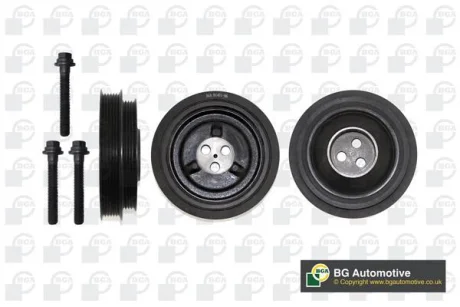 Шків колінвалу Ford Transit 2014-/Tourneo 2011-/Boxer 2011- (+болт) BGA DP0834K