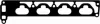 Прокладка колектора впуск ASTRA/VECTRA/LACETTI 1.8i 95- BGA MG1575 (фото 1)