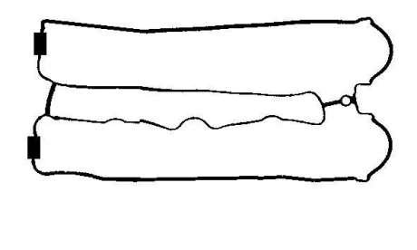 Прокладка клапанної кришки Astra F/G/Vectra B 1.8/2.0 i 16V BGA RC0373