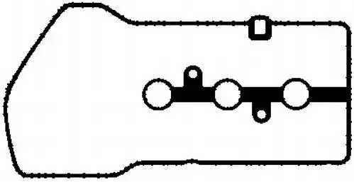 Прокладка клапанної кришки Aygo/Yaris/C1 1.0i 05-20 BGA RC6563 (фото 1)