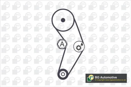 Комплект ГРМ VW Caddy/T5 1.6/2.0 03-15 BGA TB0110K