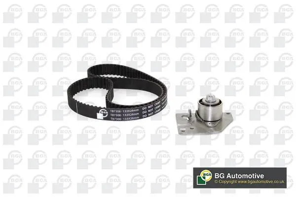 Комплект ГРМ Renault Laguna/Megane/Scenic 1.9 dCi 01- BGA TB7306K (фото 1)