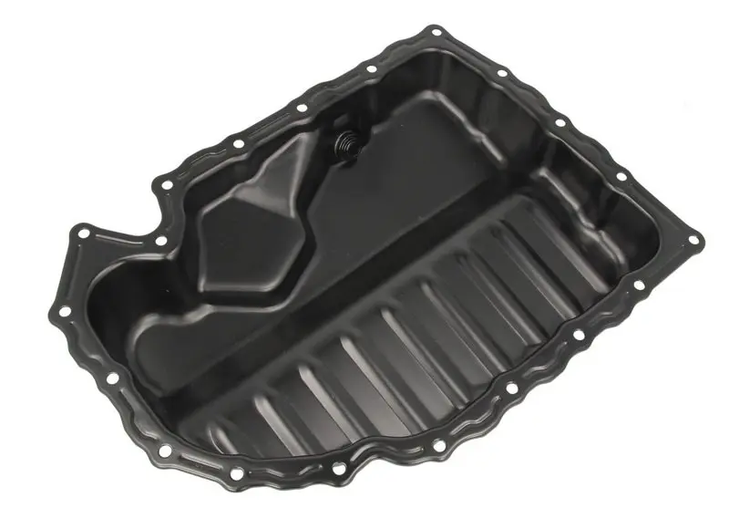 Масляний піддон (нижня частина, сталь) AUDI A3, TT SEAT ALTEA, LEON, TOLEDO III SKODA OCTAVIA II, SUPERB II, YETI VW EOS, GOLF V, JETTA III, JETTA IV, PASSAT B6 1.8/2.0 09.04-07.18 BLIC 0216-00-9539470P (фото 1)