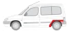 Ремонтна частина крила задн лів CITROEN BERLINGO I PEUGEOT PARTNER 2D 07.96-10.08 BLIC 6504-03-0550591K (фото 2)