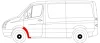 Ремонтна частина крила передн лів (задня частина) MERCEDES SPRINTER 906 VW CRAFTER 2E 04.06-06.18 BLIC 6504-03-3548331P (фото 2)