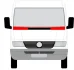 Ремкомплект обтікача вітрового скла MERCEDES SPRINTER 901, 902, 903, 904, 905 VW LT II 01.95-07.06 BLIC 6505-03-3546320P (фото 3)