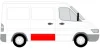 РМК розсувних дверей (обшивка, нижня частина, висота 310мм) MERCEDES SPRINTER 901, 902, 903, 904, 905 VW LT II 01.95-07.06 BLIC 6508-01-3546150P (фото 2)