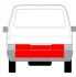Ремонтна панель дверей задн (обшивка, нижня частина) VW TRANSPORTER T4 07.90-04.03 BLIC 6508-04-9558720P (фото 2)