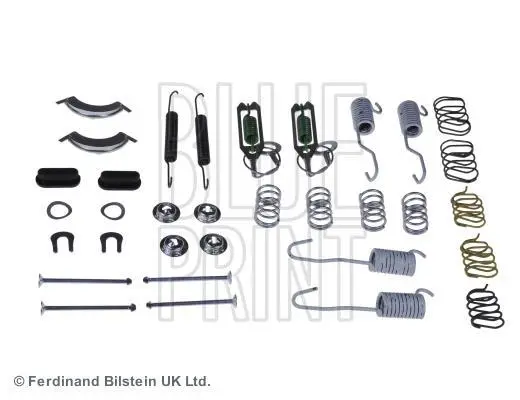 Монтажний набір гальмівних колодок задн JEEP CHEROKEE, WRANGLER I, WRANGLER II 2.1D-4.0 10.84-04.07 BLUE PRINT ADA1041506 (фото 1)