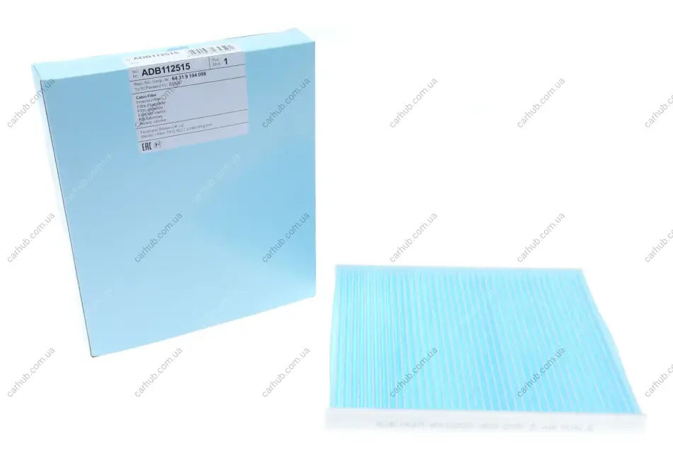 Фільтр салону BMW X5 (E70/F15)/X6 (E71) 2.0D-4.8 07- BLUE PRINT ADB112515 (фото 1)
