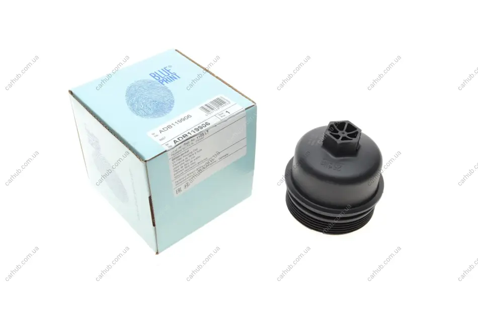 Кришка фільтра масляного Ford Transit 2.2/2.4TDCi 06- BLUE PRINT ADB119906 (фото 1)