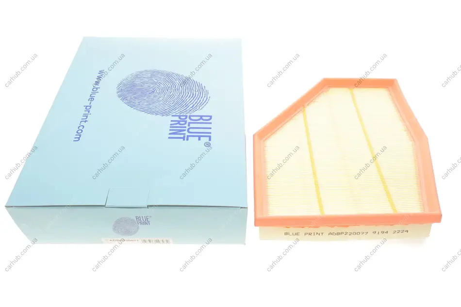 Фільтр повітряний BMW 5 (G30/F90)/7 (G11/G12) 15- N63 (R) BLUE PRINT ADBP220077 (фото 1)