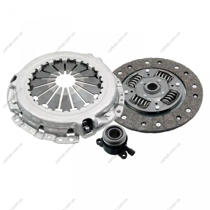 Комплект зчеплення Toyota Auris/Corolla 1.4 D-4D 06-14 (d=225mm) (+ вижимний) BLUE PRINT ADBP300047 (фото 1)
