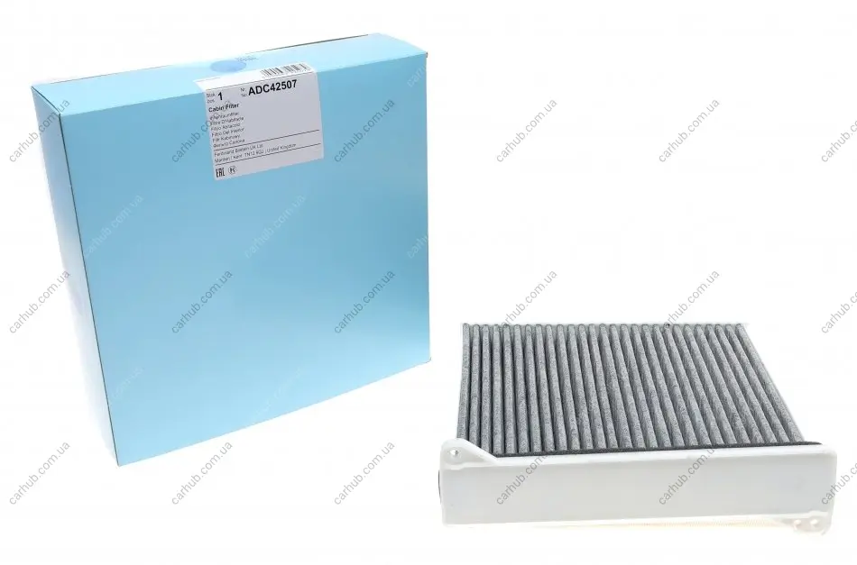Фільтр салону Mitsubishi Grandis/Lancer/Outlander 03- (вугільний) BLUE PRINT ADC42507 (фото 1)