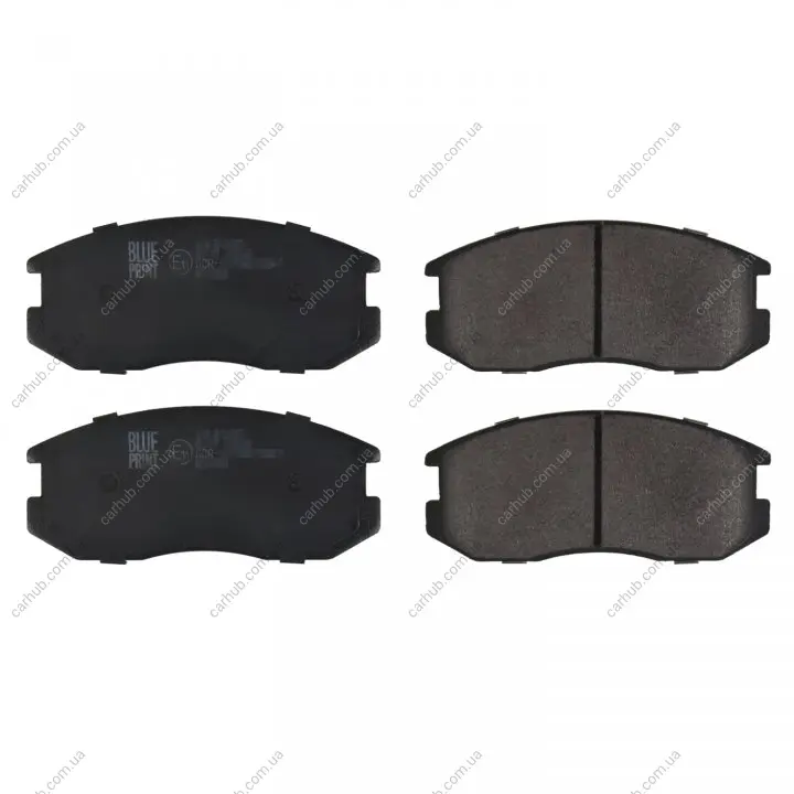 Комплект гальмівних колодок передн, DAIHATSU TERIOS MITSUBISHI COLT III, COLT IV, COLT V, LANCER III, LANCER IV, LANCER V, LANCER VI, MIRAGE III, MIRAGE IV, MIRAGE V 1.3-2.0D 09.85- BLUE PRINT ADC44245 (фото 1)