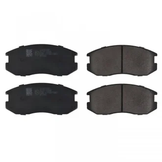 Комплект гальмівних колодок передн, DAIHATSU TERIOS MITSUBISHI COLT III, COLT IV, COLT V, LANCER III, LANCER IV, LANCER V, LANCER VI, MIRAGE III, MIRAGE IV, MIRAGE V 1.3-2.0D 09.85- BLUE PRINT ADC44245