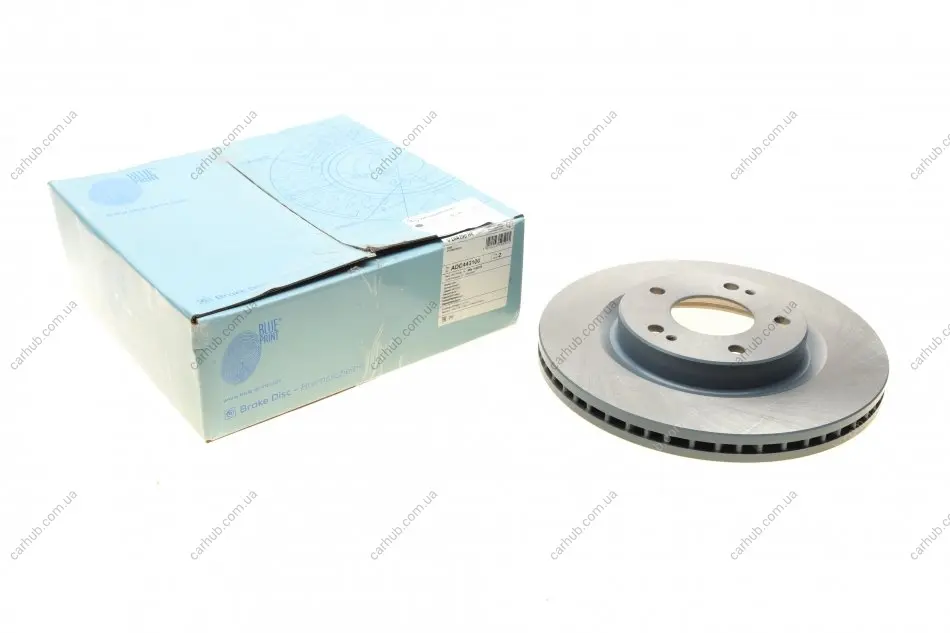 Диск гальмівний (передній) Mitsubishi Grandis 2.0-2.4 05-11 (290x26) BLUE PRINT ADC443100 (фото 1)