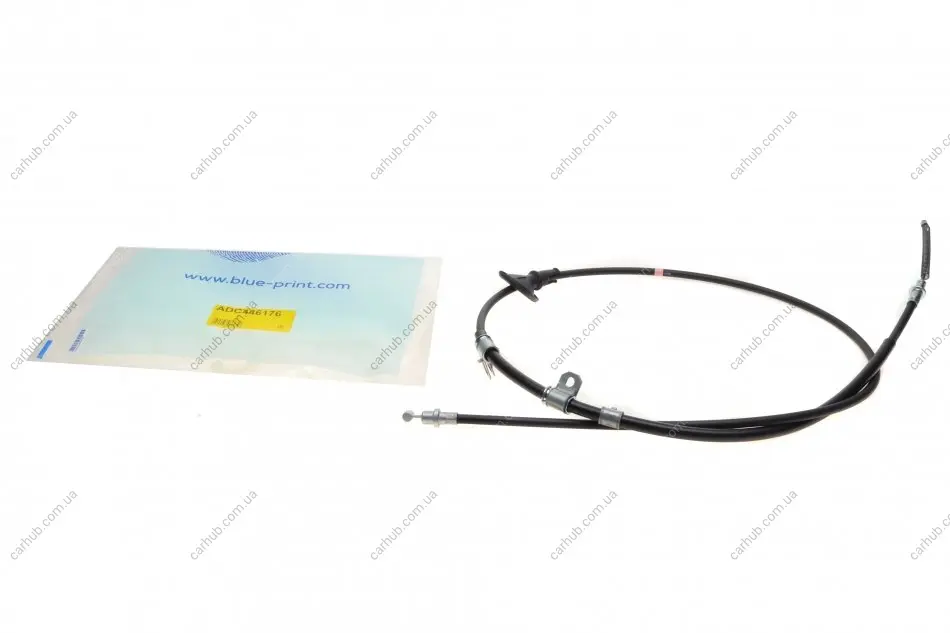 Трос ручника (задній) (R) Mitsubishi Grandis 2.0D 2.4i 03-11 (2030mm) BLUE PRINT ADC446176 (фото 1)